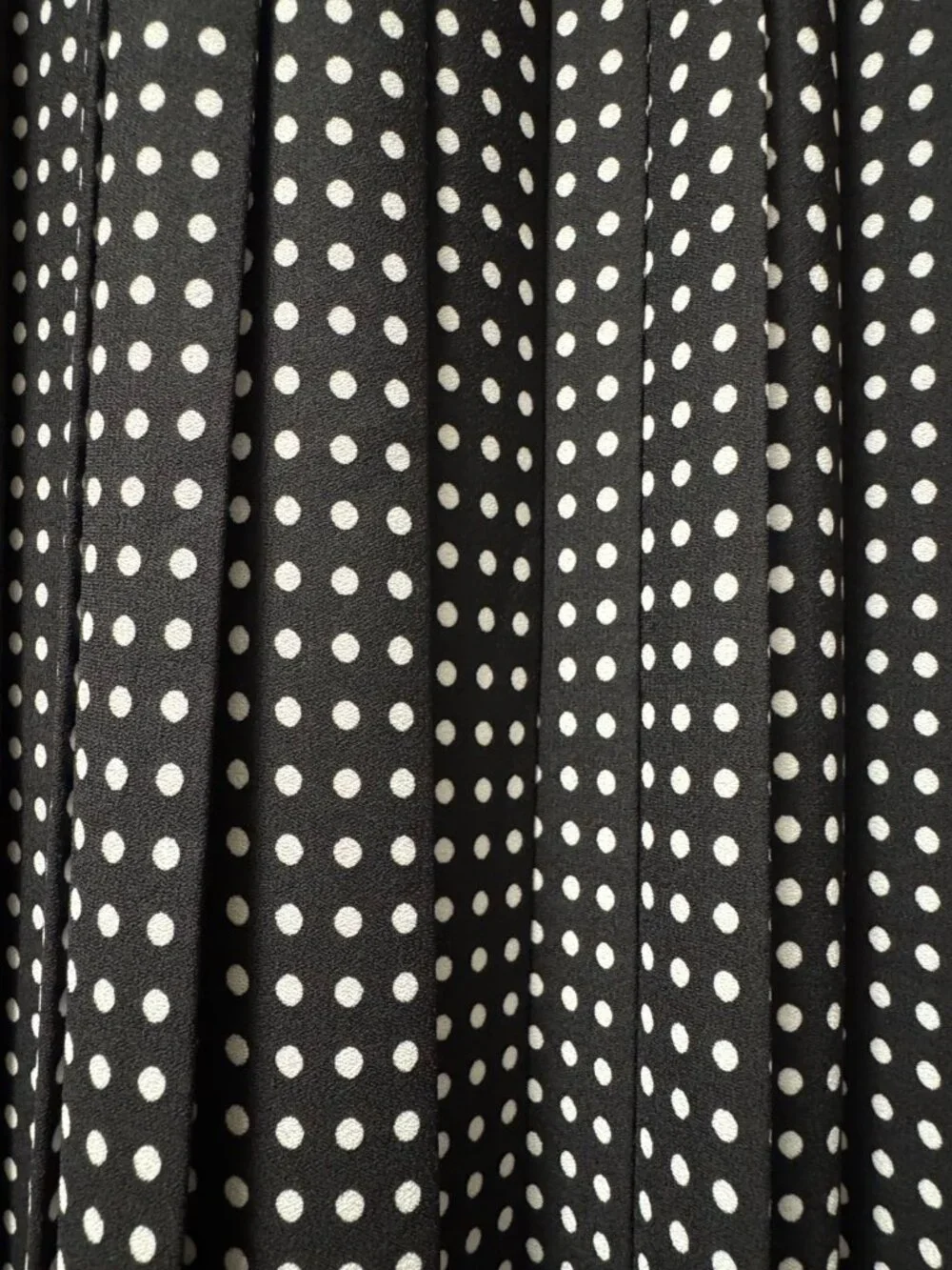 The Limited pleated polka dot midi skirt NWT